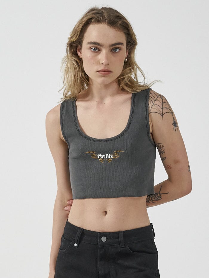 ARIES ARISE Bullseye Rib Crop Top