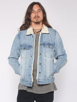 Wanderer Sherpa Jacket - Faded Blue 