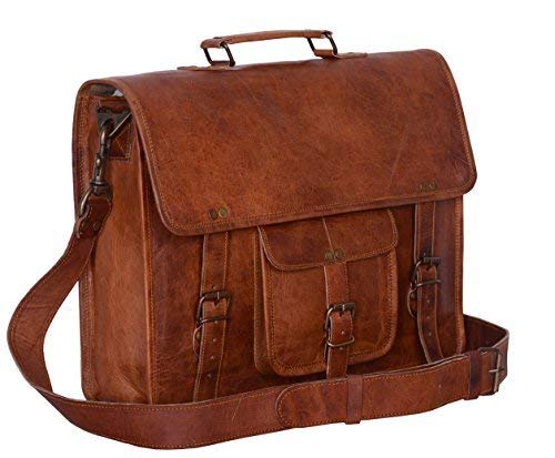 Vintage 15 Inch Laptop Messenger Bag briefcase Satchel laptop bag for