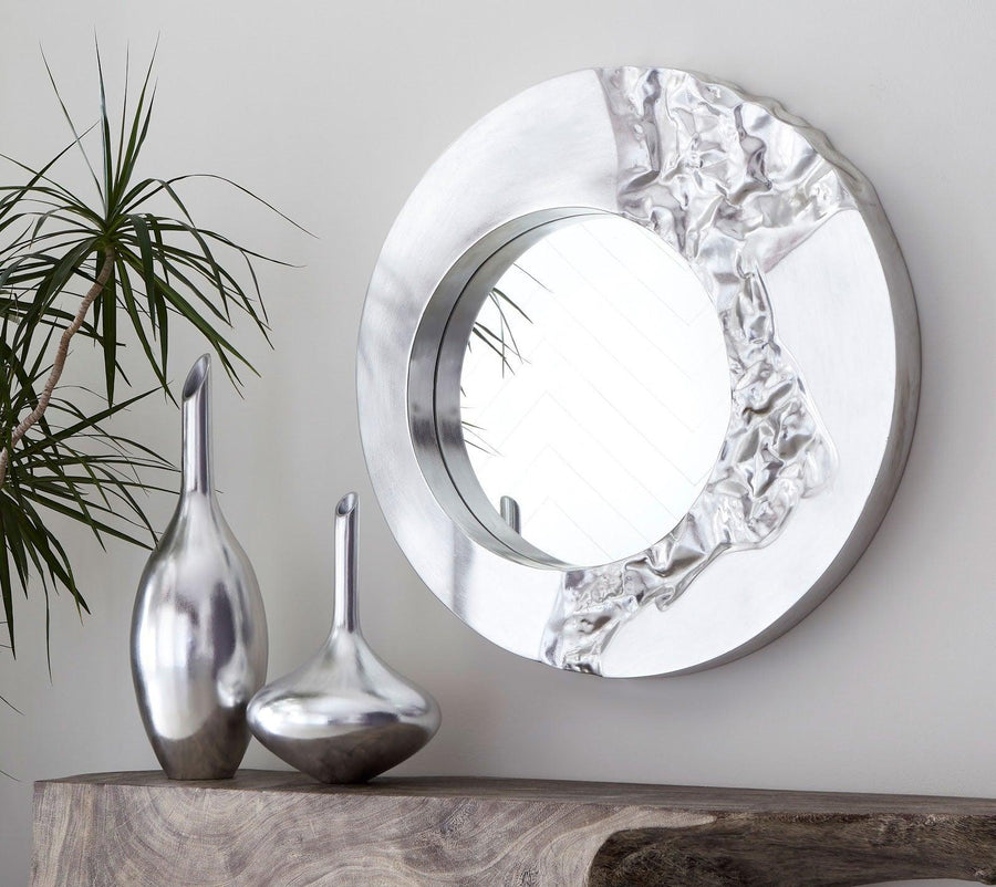 Mercury Mirror, Silver Leaf - Maison Vogue