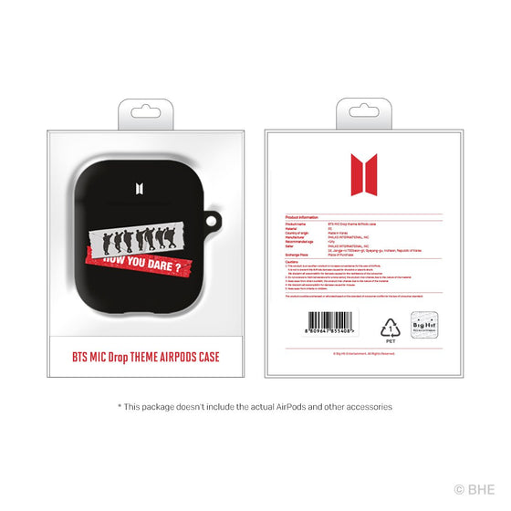 BTS MC Drop Silhouette Apple AirPods Case (1 & 2 Gen) - COKOYAM