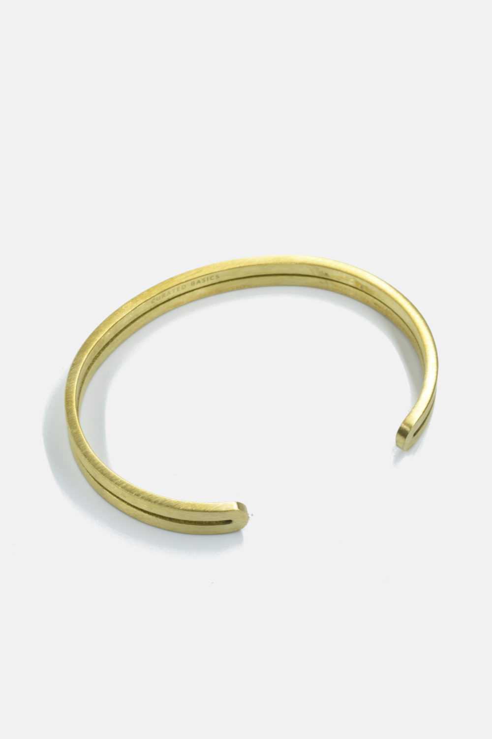 Dual Layers Brass Bracelet