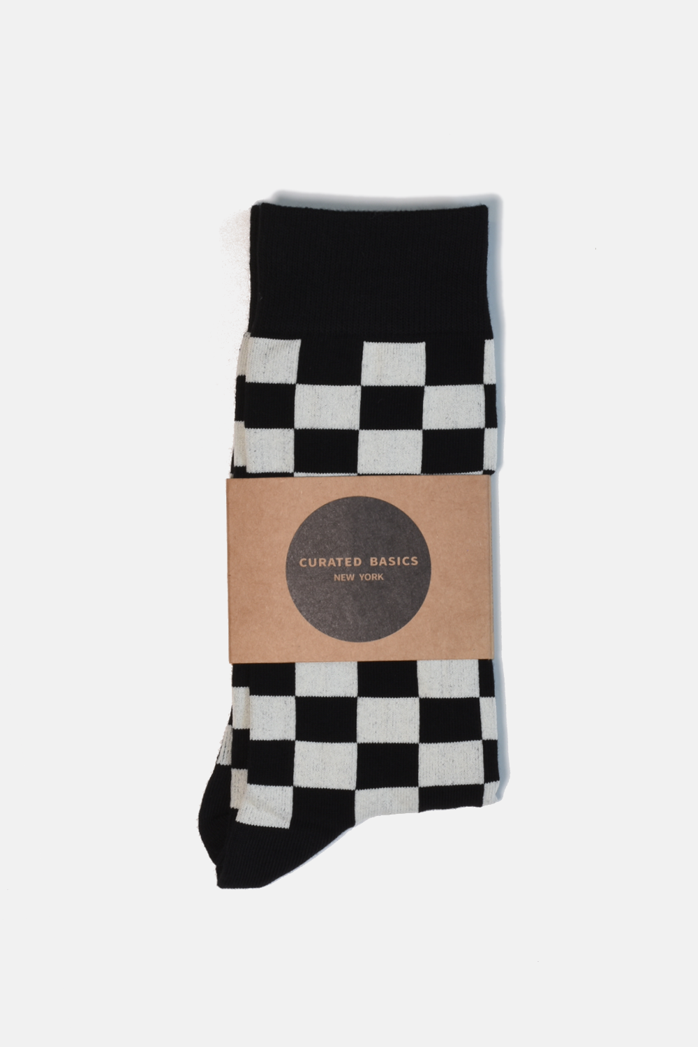 Black Checker Socks