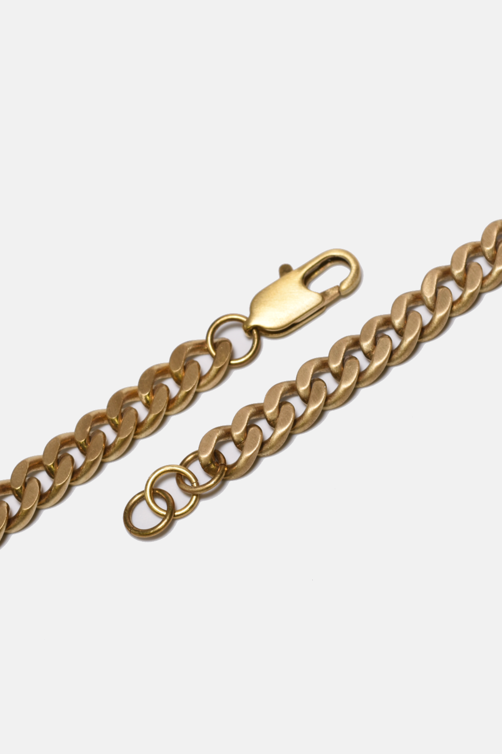 Brass Curb Chain Bracelet