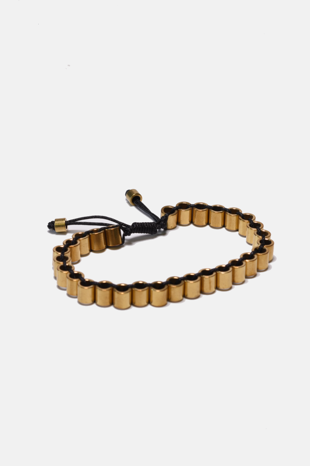 Brass Links Beaded Bracelet