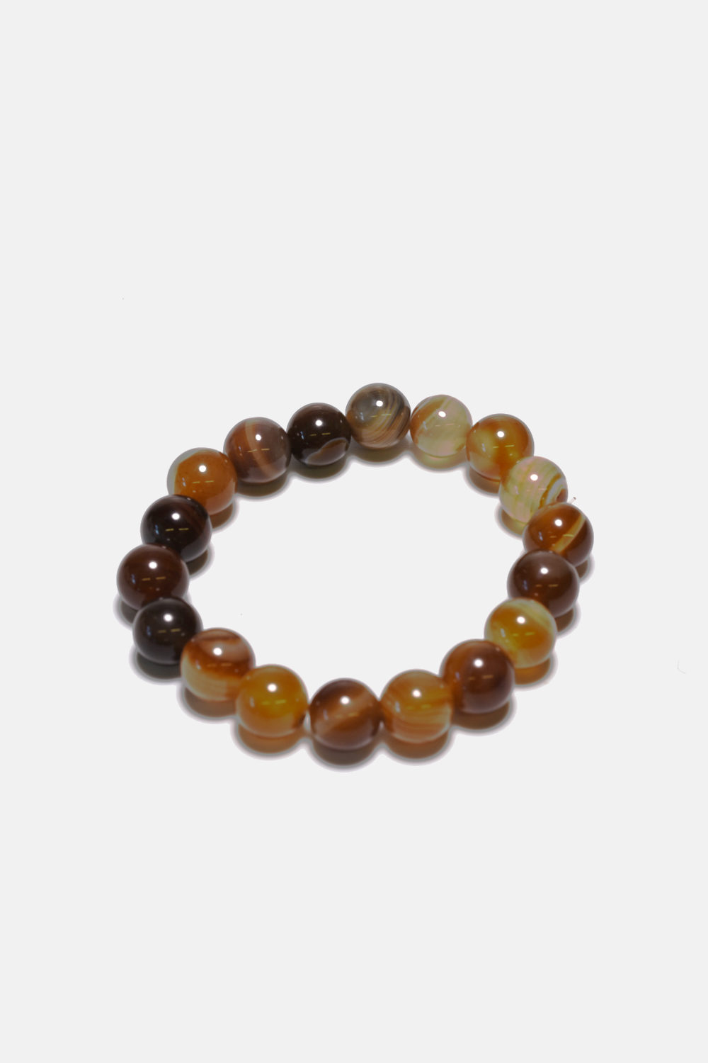 Brown Jasper Stretch Beaded Bracelet