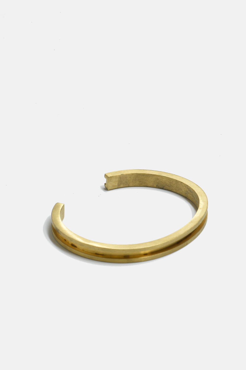 Concave Brass Cuff