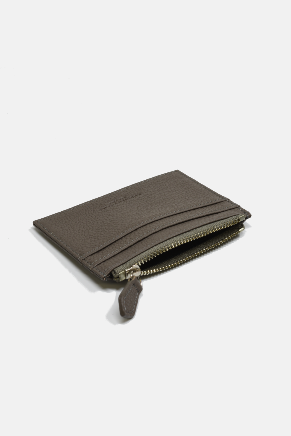 Zipper Leather Cardholder