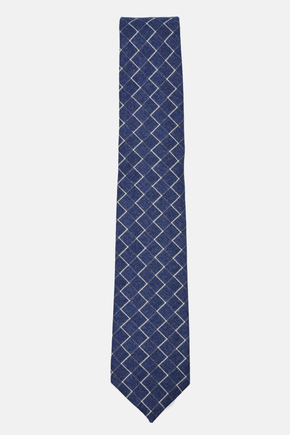 Navy/White Zig Zag Tie