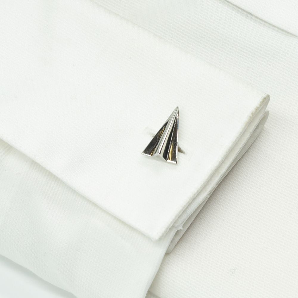 Paper Plane Cufflinks