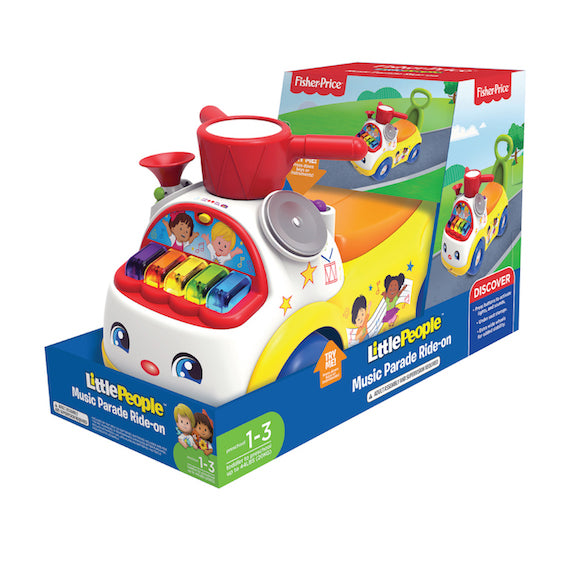 fisher price musical parade ride on