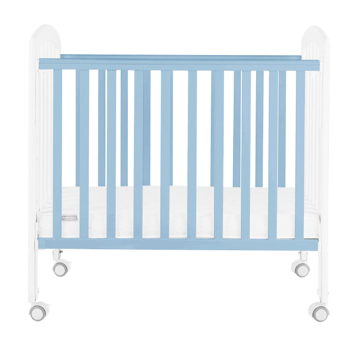 blue baby cot