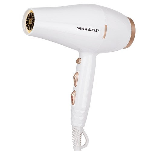 Silver Bullet Powerline Hair Dryer White