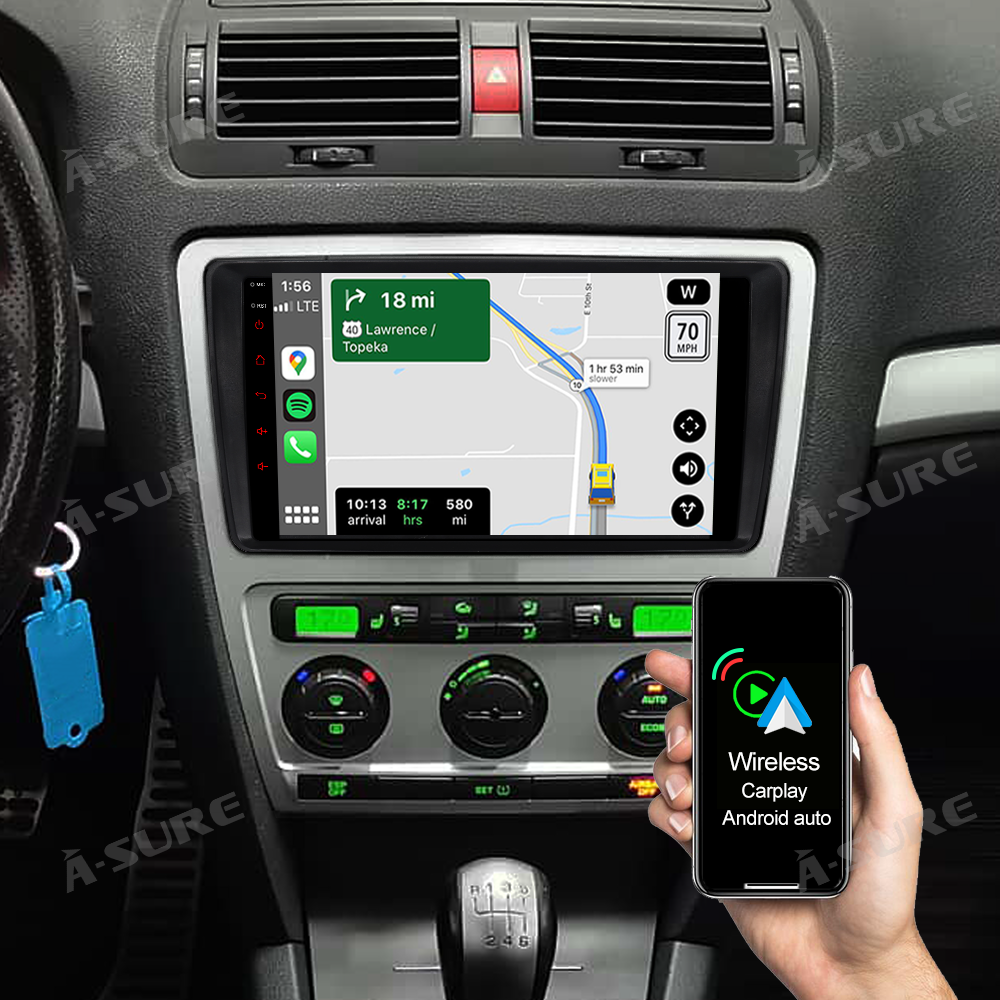 7" Android 9.0 GPS Radio for Skoda Octavia Yeti Superb Rapid