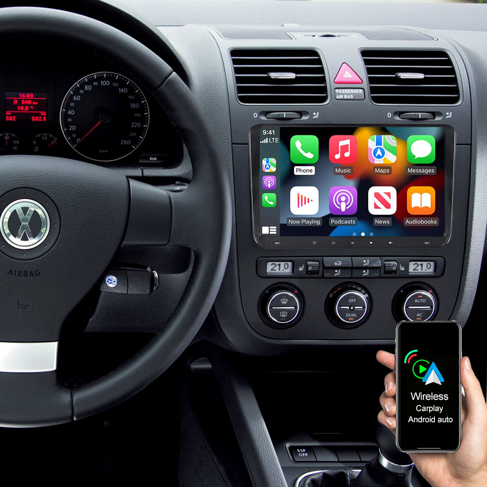 vervolging Afstoting Signaal 9" Android 2GB RAM+32GB ROM Autoradio Navigation GPS für VW Golf 5 6 V
