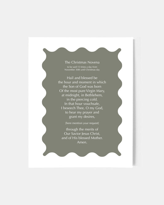 Prayer to Guardian Angel 8x10 Carded Print