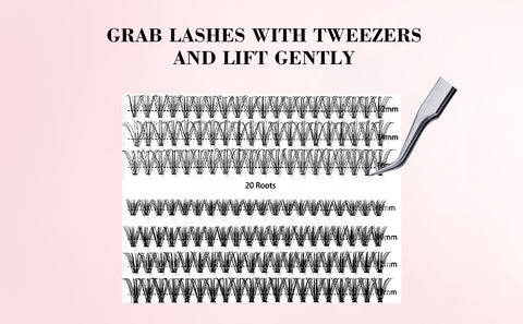 10p+20p culster lashes