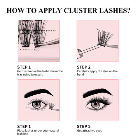 how to apply lashes
