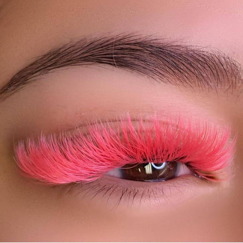 Fadlash pink lash extensions