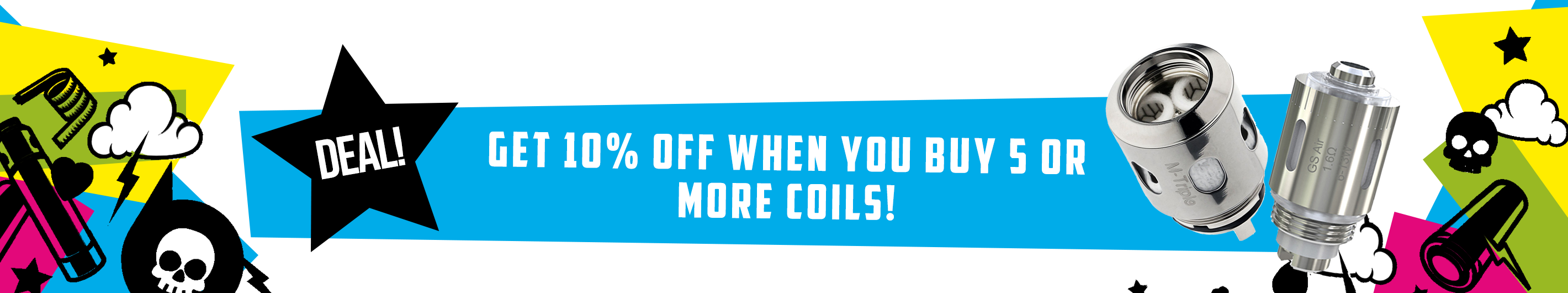 Coils - 10% off when you buy 5