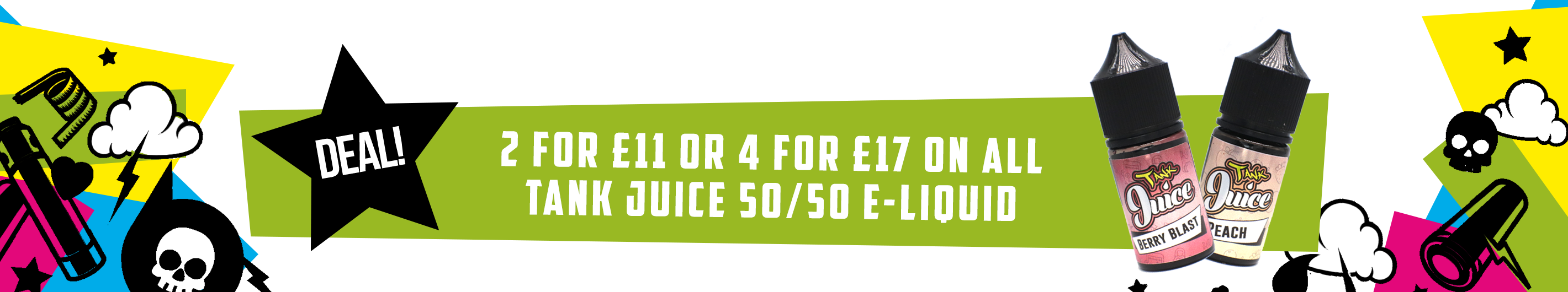 Tank Juice 20ml - 2 for £11 or 4 for £17