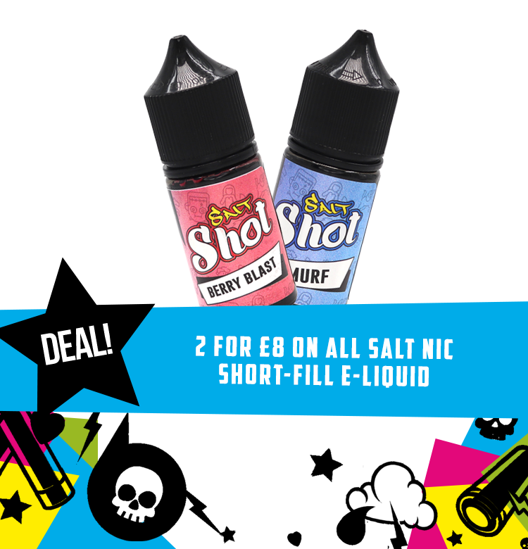 Salt Shorts 10ml - 2 for £14