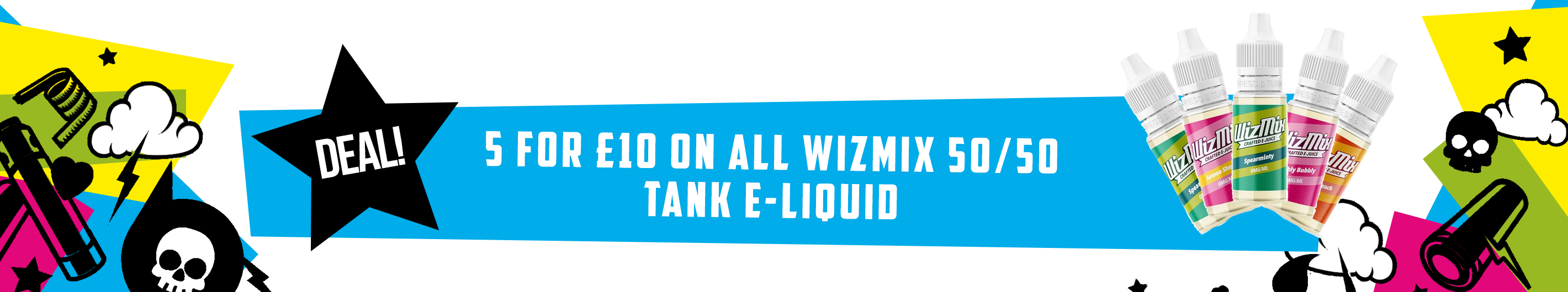 Wizmix 10ml - 5 for £10