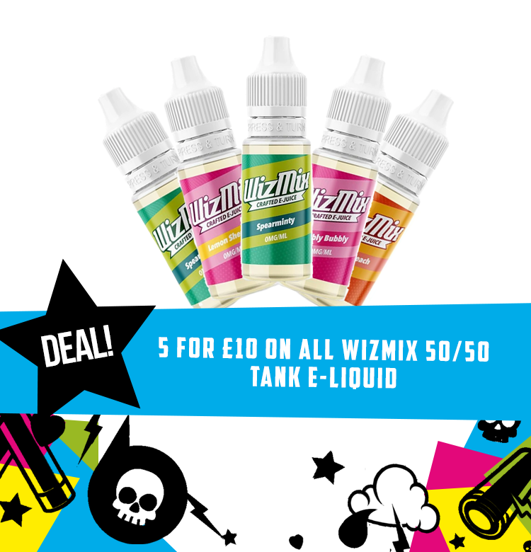 Wizmix 10ml - 5 for £10