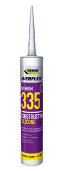 Everbuild Everflex Premium 335 Construction Silicone Grey 295ml