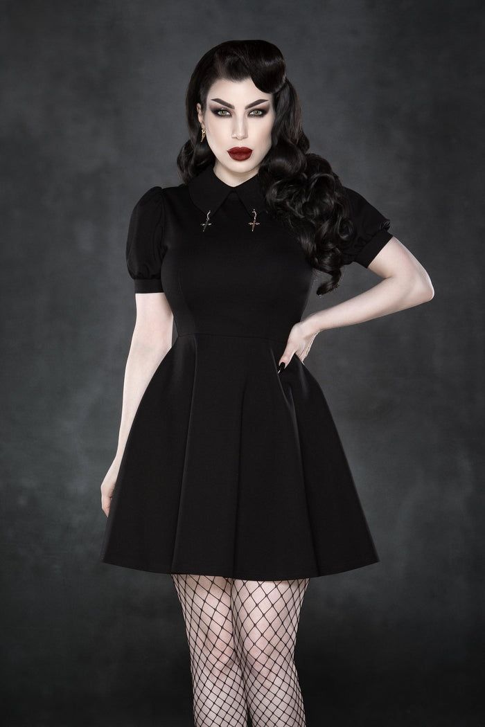 Webbed Skater Dress – KATAKOMB