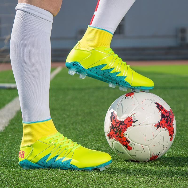 Men's Soccer Shoes Grass Sports Football Boots Comfortable Non-slip Sh ...