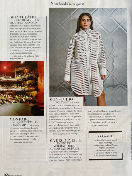 Camélia Jordana in Madame Figaro