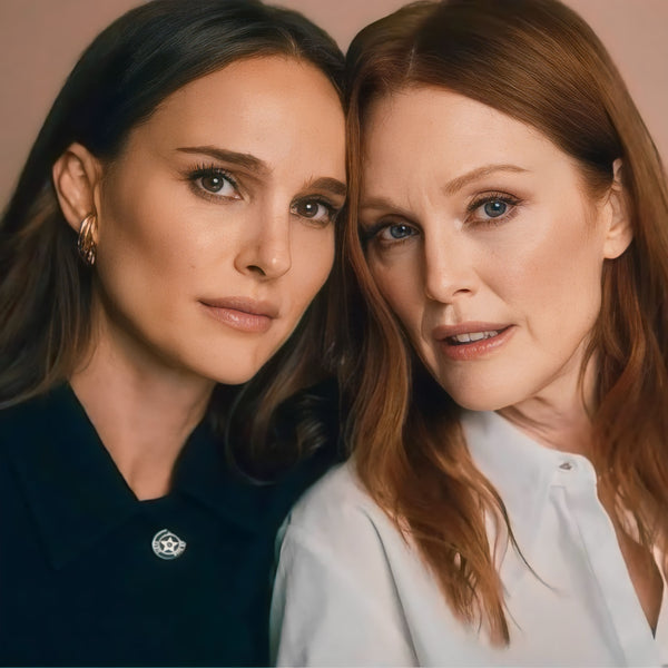 Natalie Portman and Julianne Moore for the LA Times, January 2024