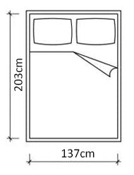 long double size mattress dimensions