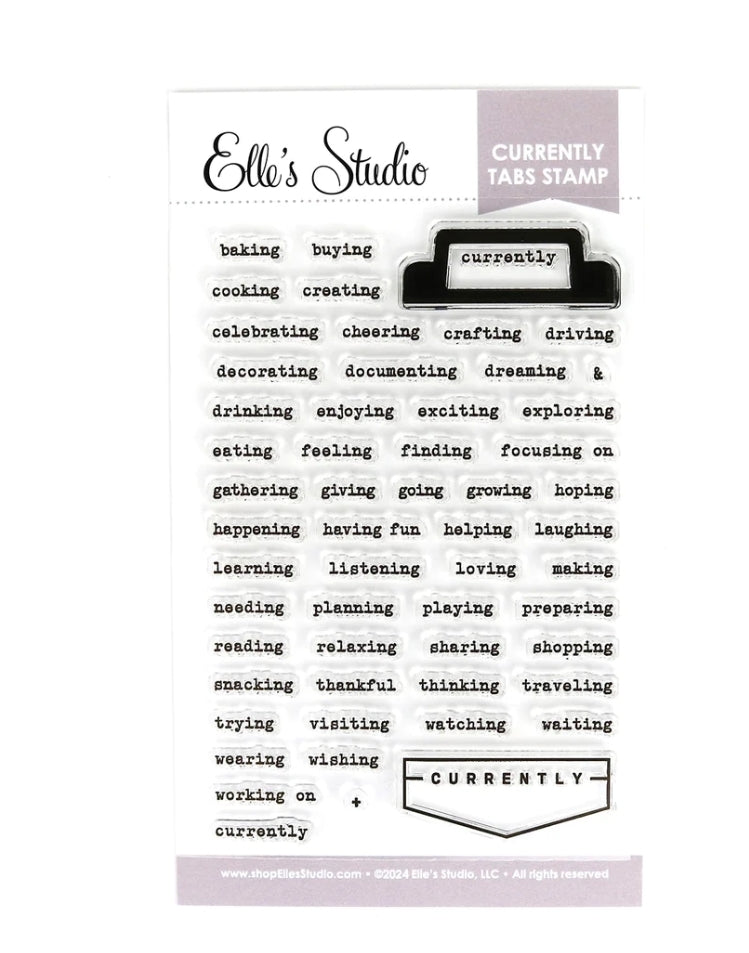 Currently Tabs Stamp Set-Elle's Studio