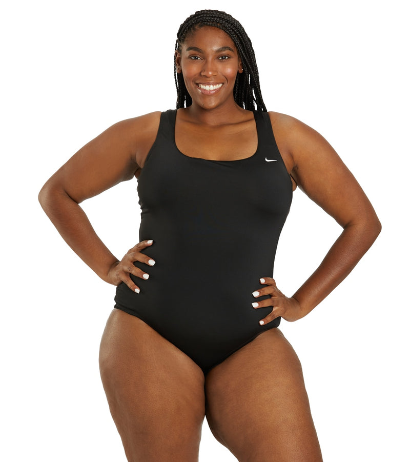 Speedo Womens Plus Size Moderate Ultraback One Piece Swimsuit At