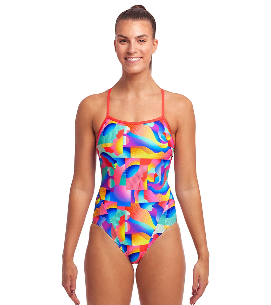 Funkita Women's Dye Hard Single Strap One Piece Swimsuit at