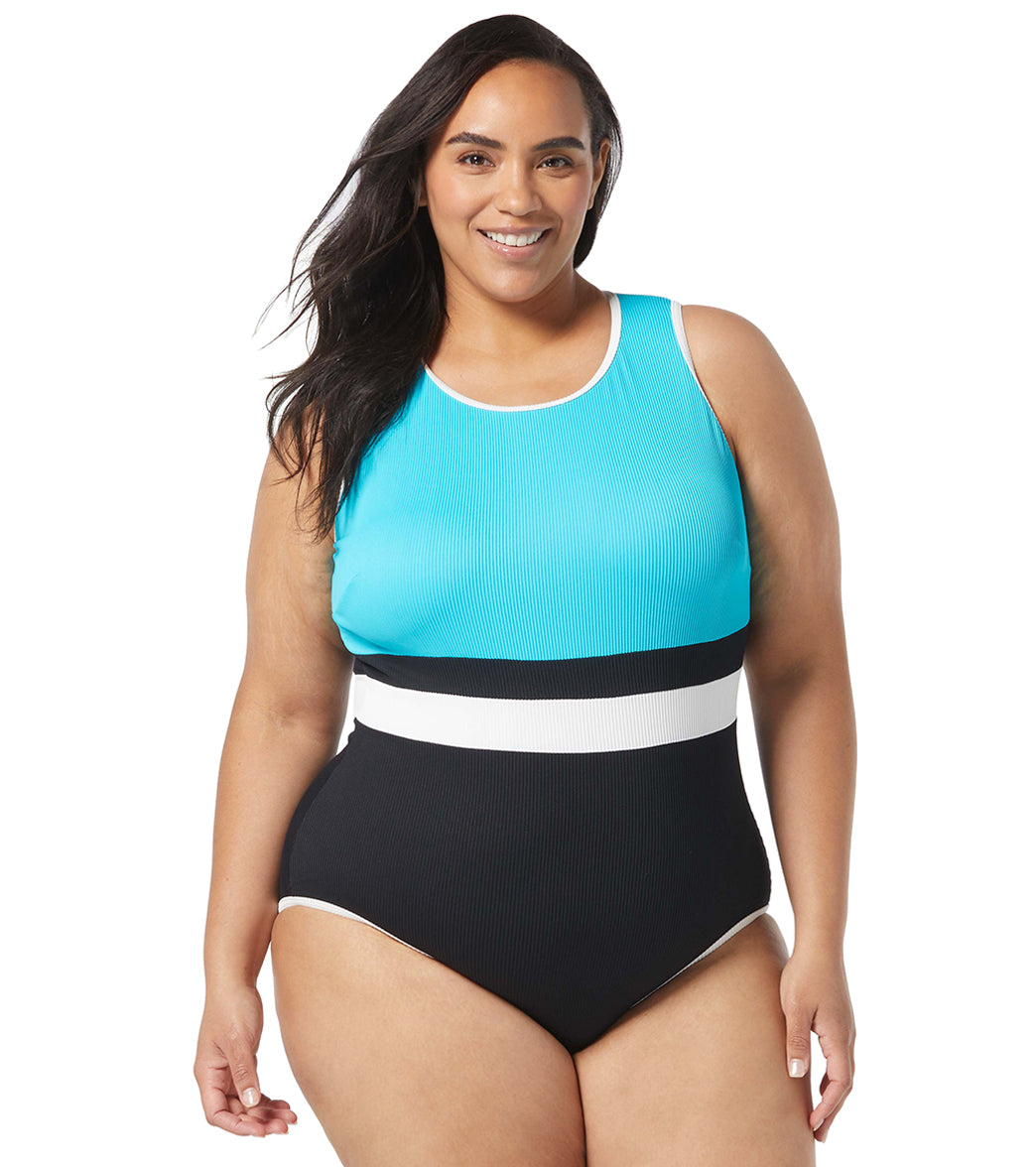 Karleen Plus Size Bandeau Tankini Top