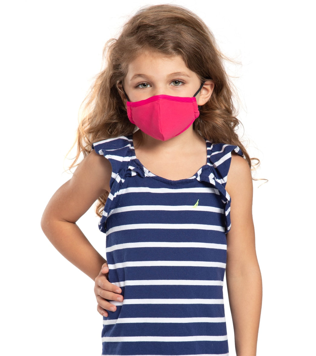 Sporti Kids Reusable Face Mask Set Of Two - Pink One Polyester - Swimoutlet.com