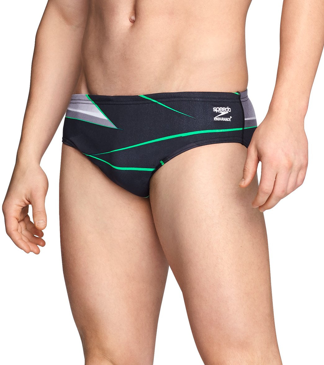 Speedo Men's Infinite Pulse Brief Swimsuit - Green 26 - Swimoutlet.com