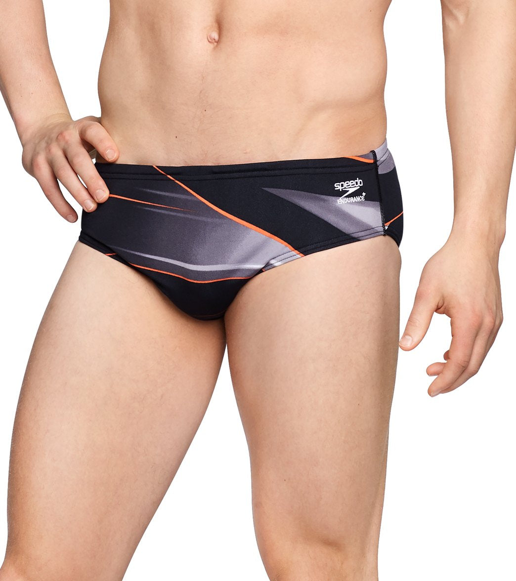 Speedo Men's Infinite Pulse Brief Swimsuit - Orange 26 - Swimoutlet.com