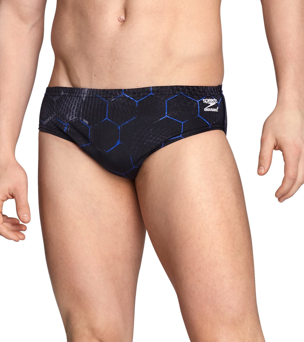 Speedo Men's Emerging Force Brief Swimsuit - Blue 26 - Swimoutlet.com