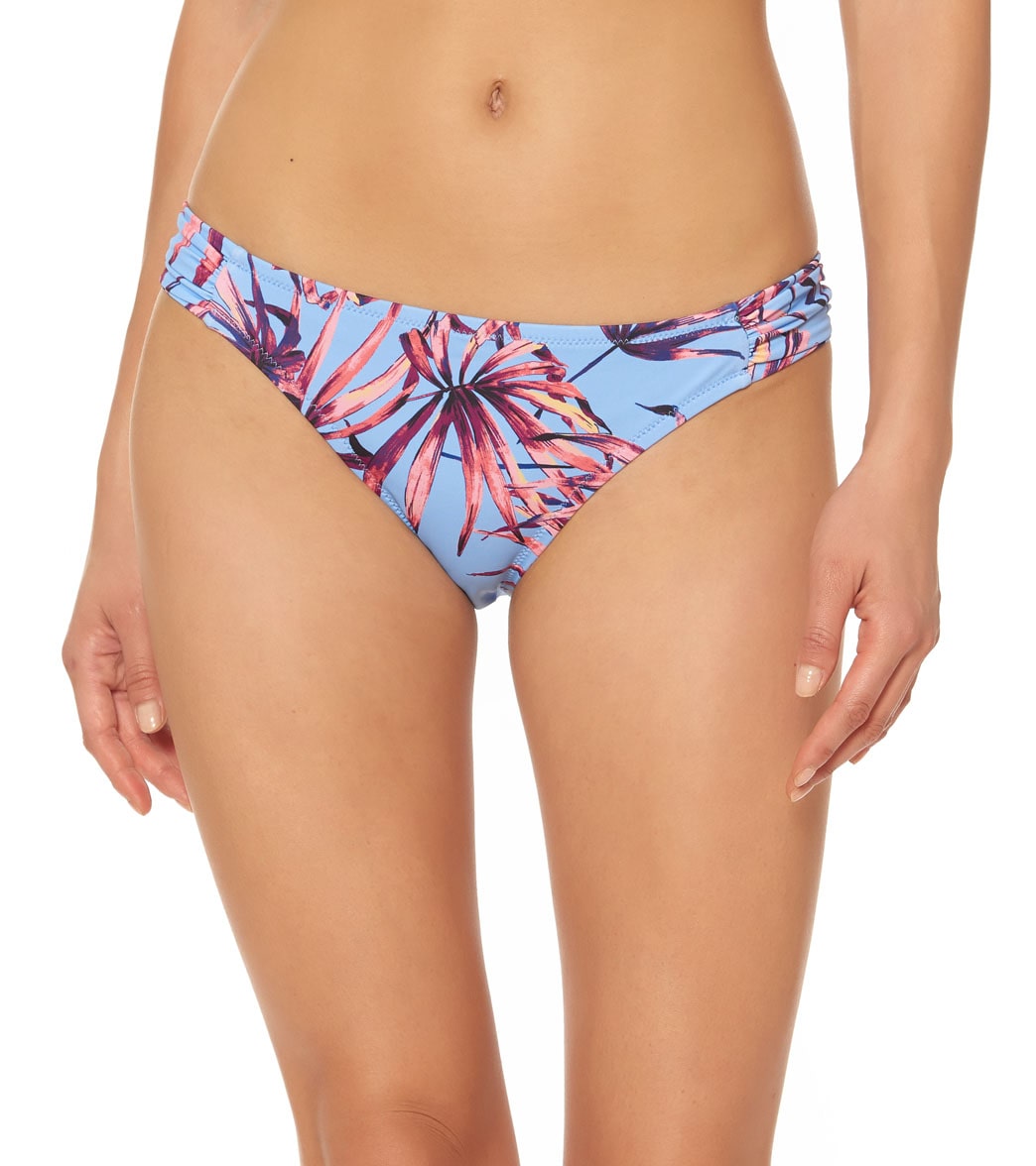 Jessica Simpson Palmy Days Hipster Bikini Bottom - Lilac Multi Xl - Swimoutlet.com