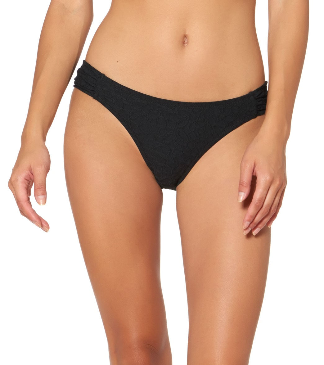 Jessica Simpson Rose Bay Hipster Bikini Bottom - Black Xl - Swimoutlet.com