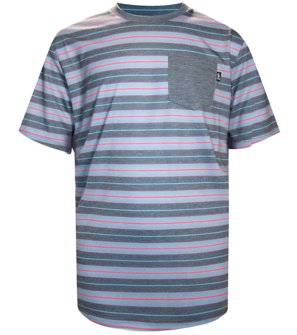 Grom Boys' Army Stripe Tee Shirt Toddler/Little/Big Kid - Navy Medium 8 - Swimoutlet.com