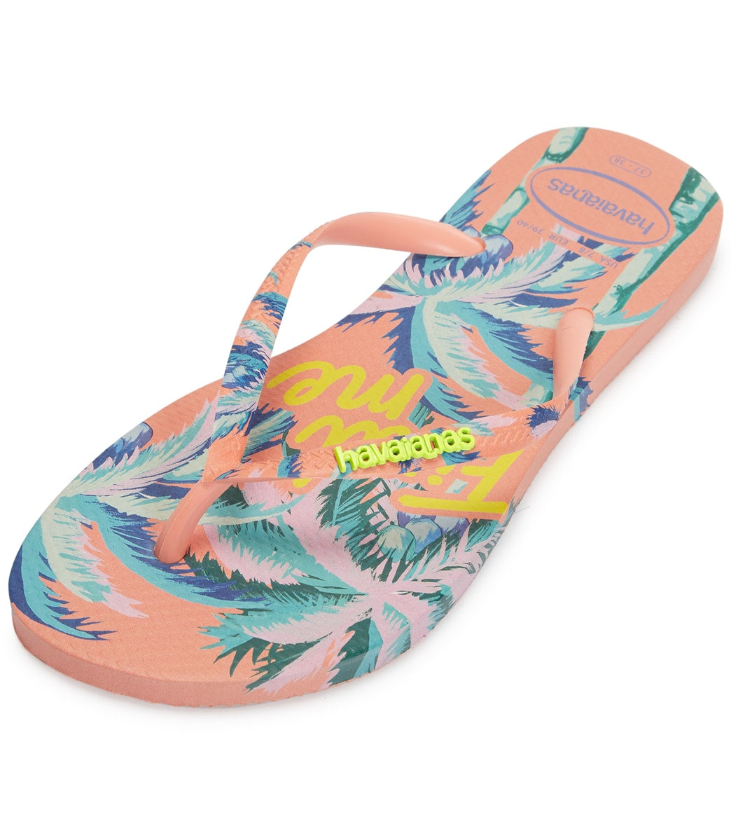 Havaianas Women's Slim Summer Flip Flop - Silk Rose Us 6 Brazil 35/36 - Swimoutlet.com