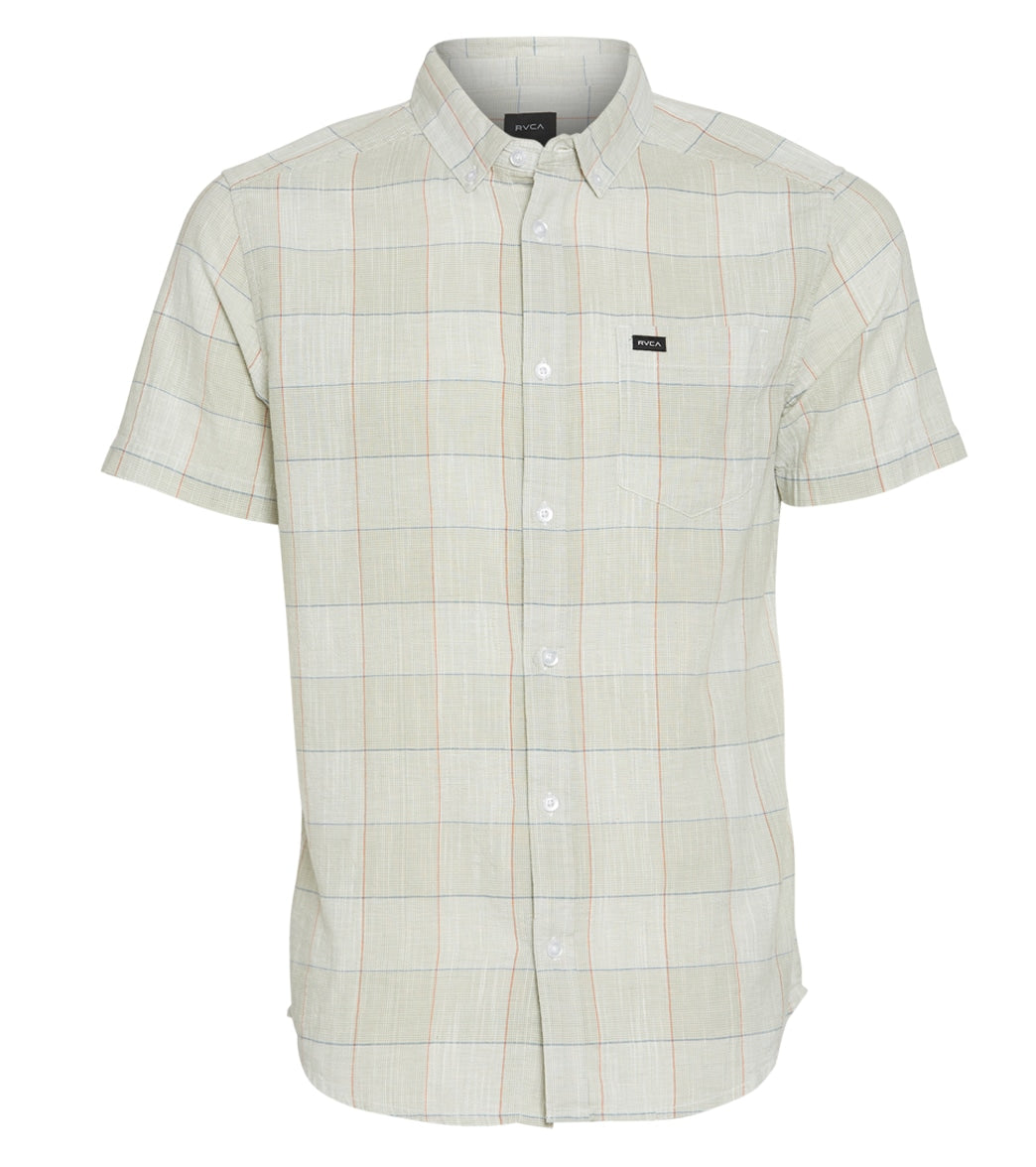 Rvca Sunnydale Short Sleeve Shirt - Antique White Medium - Swimoutlet.com