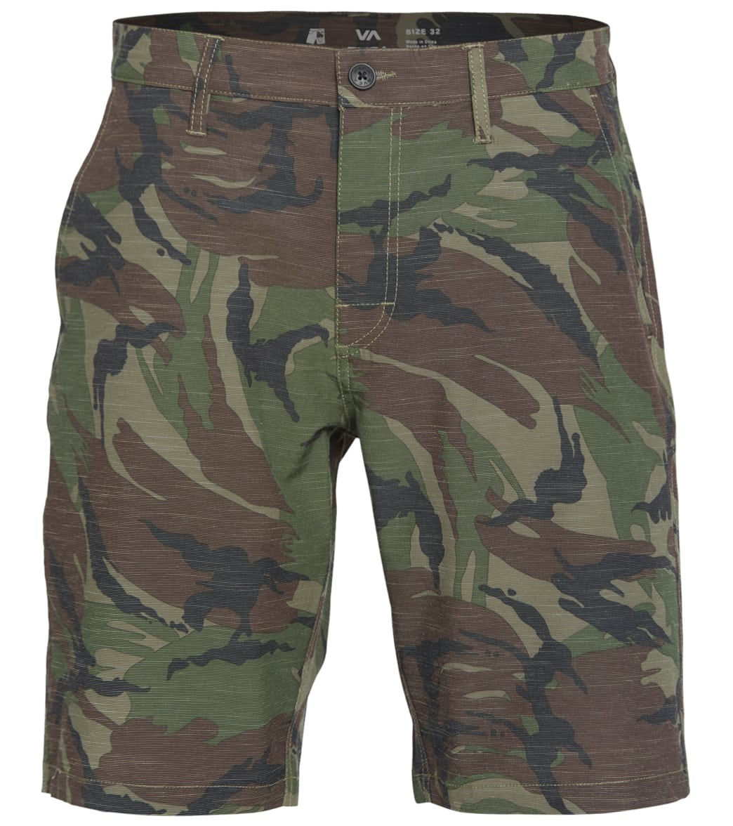 Rvca Balance Hybrid 20 Walkshorts - Camo 30 Cotton/Polyester - Swimoutlet.com