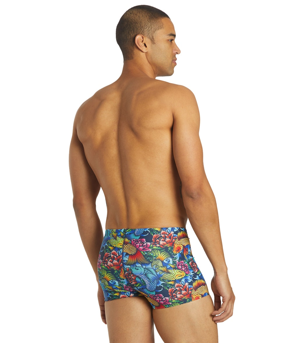 Sporti Irezumi Koi Square Leg Swimsuit - Multi 28 - Swimoutlet.com