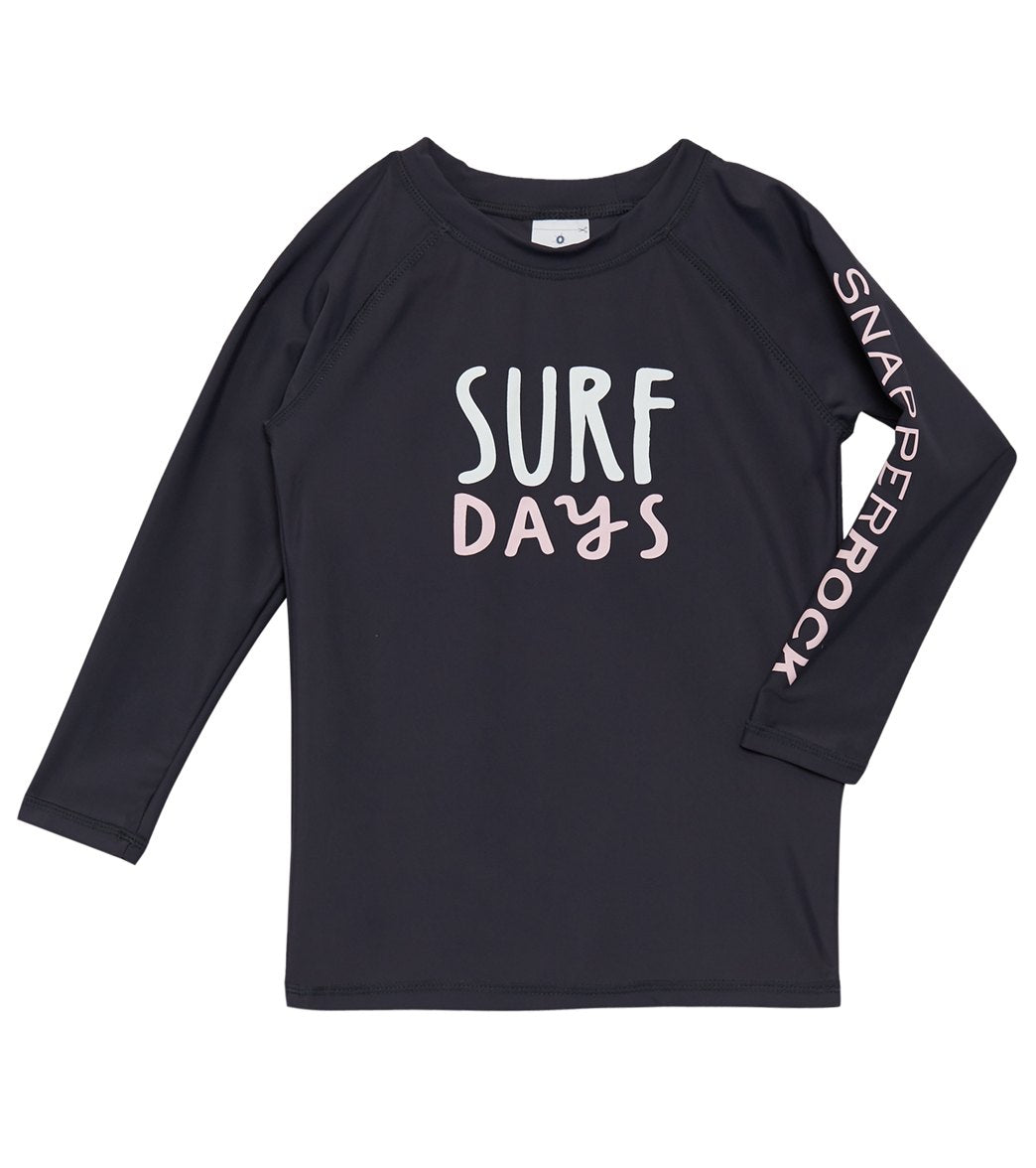Snapper Rock Boys' Surf Days Long Sleeve Rashguard Toddler/Little/Big Kid - 14 Big - Swimoutlet.com